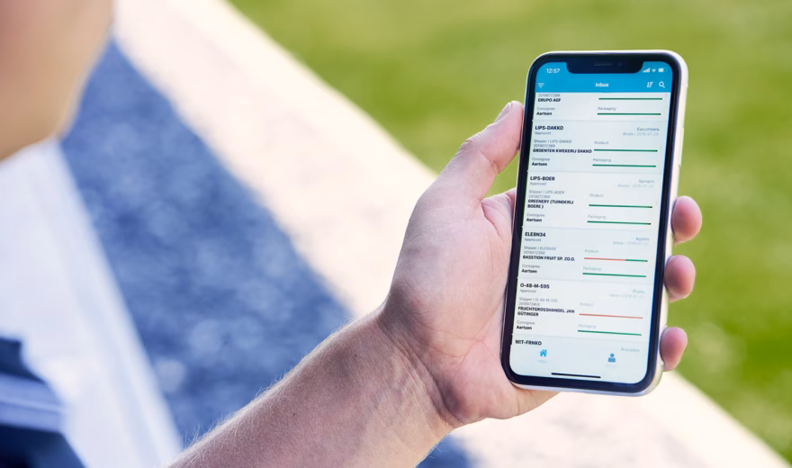 A person is viewing a mobile app displaying an overview of digital notifications and tasks on a smartphone.